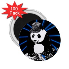 Deejay Panda 2 25  Magnets (100 Pack)  by Valentinaart