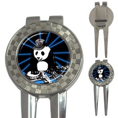 Deejay Panda 3-in-1 Golf Divots by Valentinaart