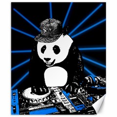 Deejay Panda Canvas 8  X 10  by Valentinaart