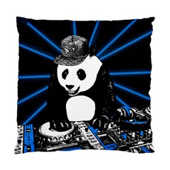 Deejay Panda Standard Cushion Case (one Side) by Valentinaart