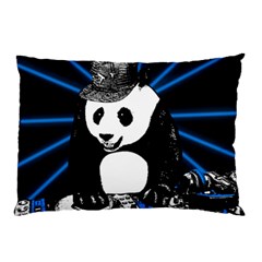 Deejay Panda Pillow Case by Valentinaart