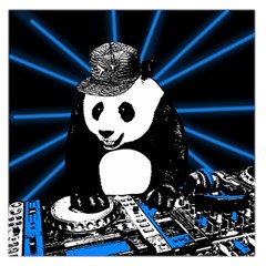 Deejay Panda Large Satin Scarf (square) by Valentinaart