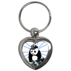 Deejay panda Key Chains (Heart) 