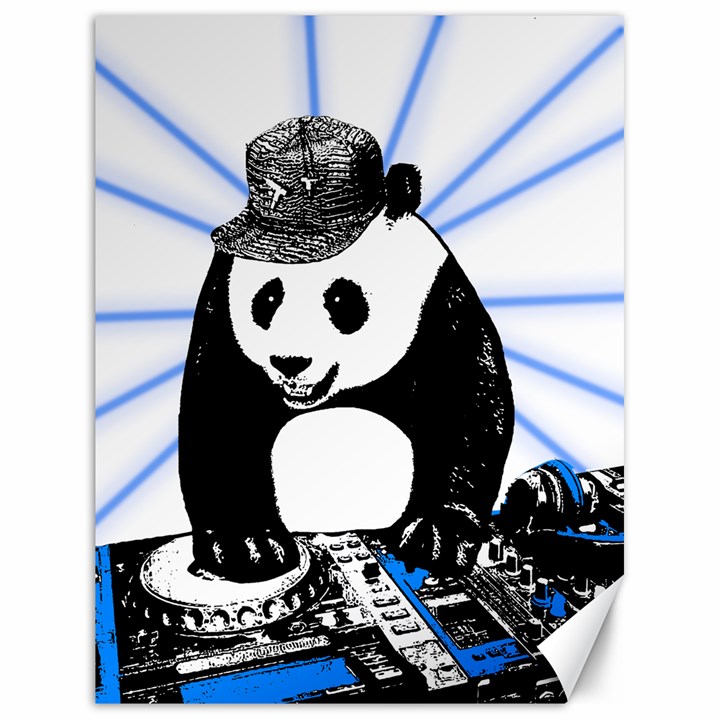 Deejay panda Canvas 18  x 24  