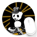 Deejay panda Round Mousepads Front