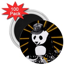 Deejay Panda 2 25  Magnets (100 Pack)  by Valentinaart