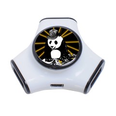 Deejay Panda 3-port Usb Hub by Valentinaart