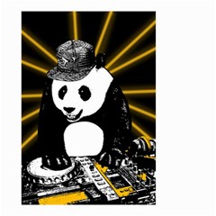 Deejay Panda Small Garden Flag (two Sides) by Valentinaart