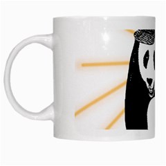 Deejay Panda White Mugs by Valentinaart