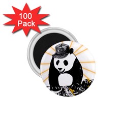 Deejay Panda 1 75  Magnets (100 Pack)  by Valentinaart