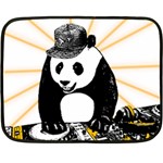 Deejay panda Double Sided Fleece Blanket (Mini)  35 x27  Blanket Front