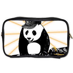 Deejay Panda Toiletries Bags by Valentinaart