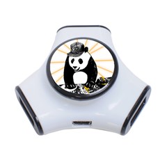 Deejay Panda 3-port Usb Hub by Valentinaart