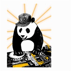 Deejay Panda Small Garden Flag (two Sides) by Valentinaart