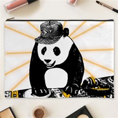 Deejay Panda Cosmetic Bag (xxxl)  by Valentinaart