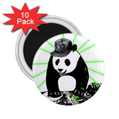 Deejay Panda 2 25  Magnets (10 Pack)  by Valentinaart