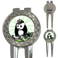 Deejay Panda 3-in-1 Golf Divots by Valentinaart