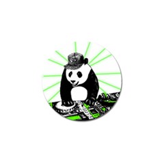 Deejay Panda Golf Ball Marker by Valentinaart