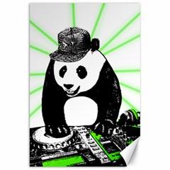 Deejay Panda Canvas 20  X 30   by Valentinaart