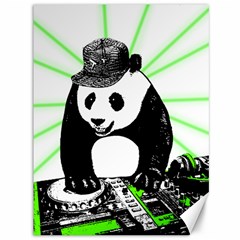 Deejay Panda Canvas 36  X 48   by Valentinaart