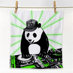 Deejay Panda Face Towel by Valentinaart