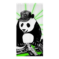 Deejay Panda Shower Curtain 36  X 72  (stall)  by Valentinaart