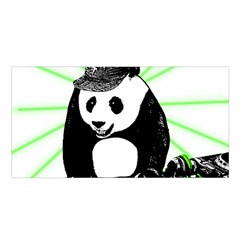 Deejay Panda Satin Shawl by Valentinaart