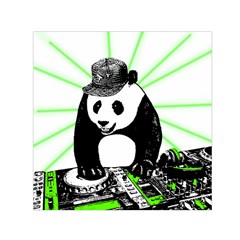 Deejay Panda Small Satin Scarf (square) by Valentinaart