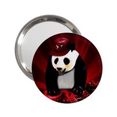 Deejay Panda 2 25  Handbag Mirrors by Valentinaart