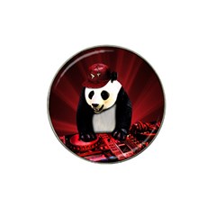 Deejay panda Hat Clip Ball Marker