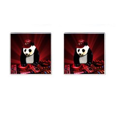 Deejay panda Cufflinks (Square)