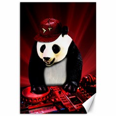 Deejay panda Canvas 12  x 18  