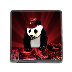 Deejay Panda Memory Card Reader (square) by Valentinaart