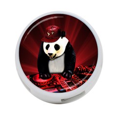 Deejay Panda 4-port Usb Hub (two Sides)  by Valentinaart