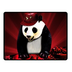 Deejay panda Fleece Blanket (Small)