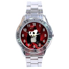 Deejay panda Stainless Steel Analogue Watch