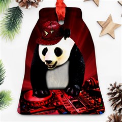 Deejay panda Bell Ornament (Two Sides)