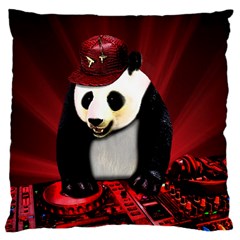 Deejay panda Large Cushion Case (One Side)