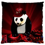 Deejay panda Large Flano Cushion Case (One Side) Front