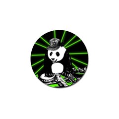 Deejay Panda Golf Ball Marker by Valentinaart