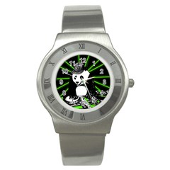 Deejay Panda Stainless Steel Watch by Valentinaart