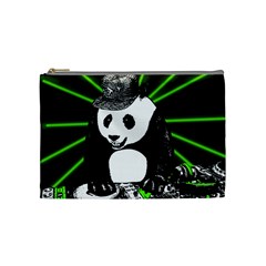 Deejay Panda Cosmetic Bag (medium)  by Valentinaart