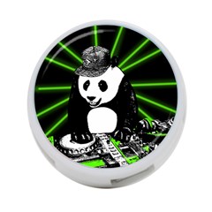 Deejay Panda 4-port Usb Hub (one Side) by Valentinaart