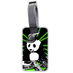 Deejay Panda Luggage Tags (two Sides) by Valentinaart