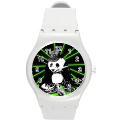 Deejay Panda Round Plastic Sport Watch (m) by Valentinaart