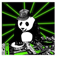 Deejay Panda Large Satin Scarf (square) by Valentinaart