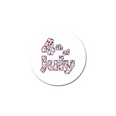 4th Of July Independence Day Golf Ball Marker (4 Pack) by Valentinaart