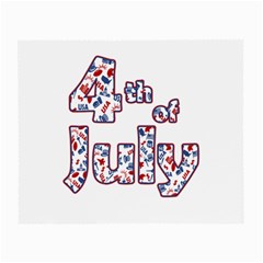 4th Of July Independence Day Small Glasses Cloth (2-side) by Valentinaart