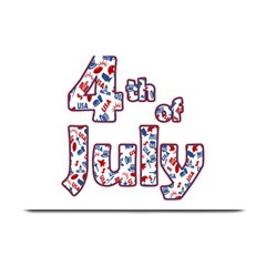 4th Of July Independence Day Plate Mats by Valentinaart