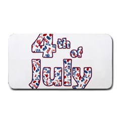 4th Of July Independence Day Medium Bar Mats by Valentinaart